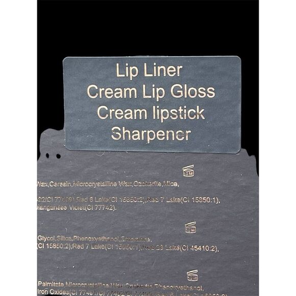 KAB Cosmetics Red Velvet Lip Makeup Set - Lip Liner, Lipstick, Gloss, Sh… - Picture 14 of 16